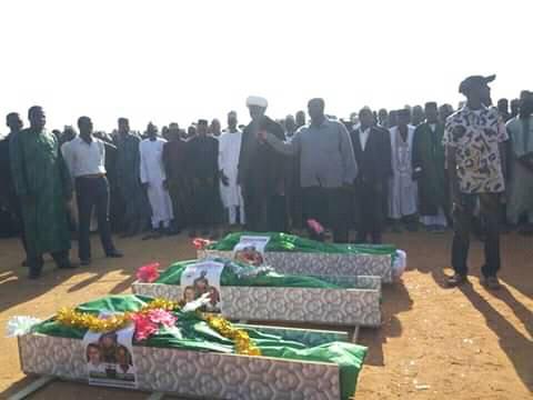  funeral of  4 people killed by police on ashura in bauchi